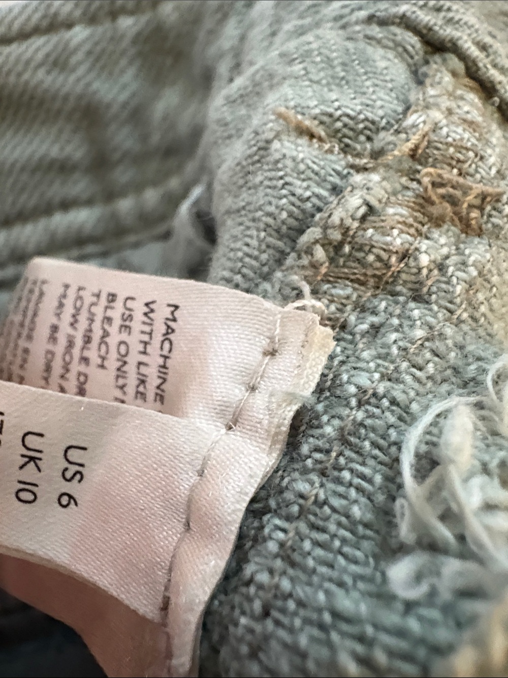 Free People Distressed Army Fatigue styled Relaxed Shorts - Picture 4 of 4